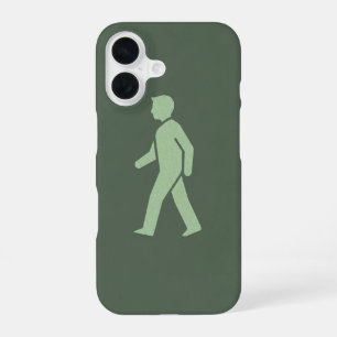 Vintage Pedestrian Icon iPhone 16 Case