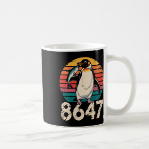 Vintage Penguin 86 47 Protest - 8647 Penguin Anti Coffee Mug