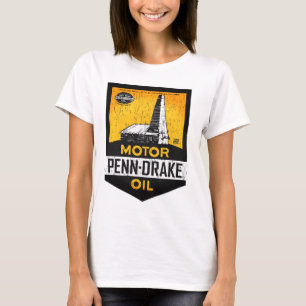 Vintage Penn Drake Motor Oil sign T-Shirt
