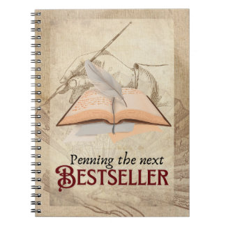 Vintage Penning the Next Bestseller Carnet
