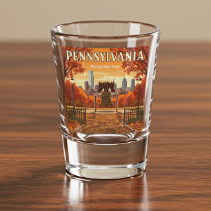 Vintage Pennsylvania Shot Glass