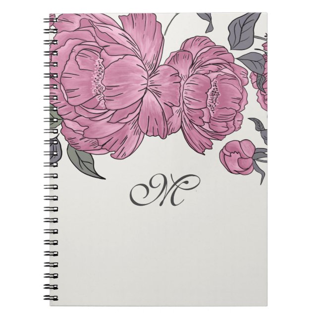 Vintage Peonies Journal (Front)
