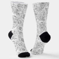 Vintage Peony Floral Pattern