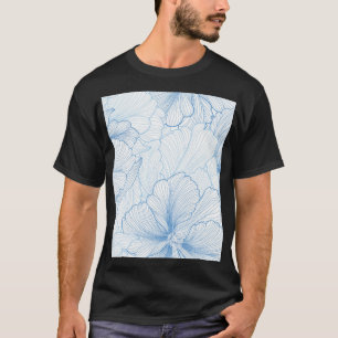 Vintage Peony: Floral Seamless Pattern T-Shirt