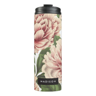 Vintage Peony Thermal Tumbler