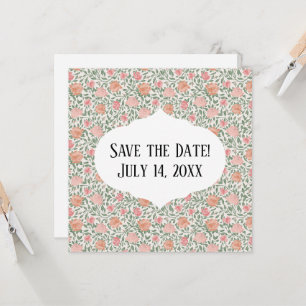 Vintage Perfect Pink & Peach Roses