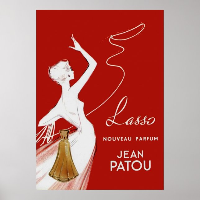 Vintage Perfume Advertising French Poster (Front)