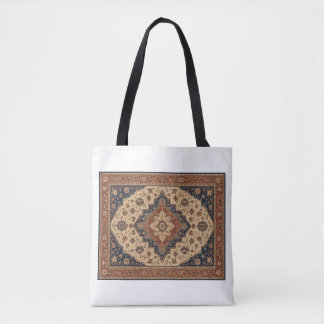 Vintage Persian Rug Pattern Tote Bag