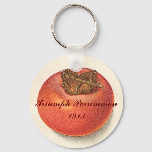 Vintage Persimmon Keychain (Front)