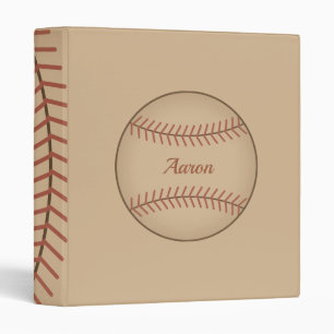 Vintage Personalized Baseball Binder Gift