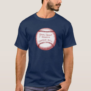 Vintage Personalized Baseball T-Shirt