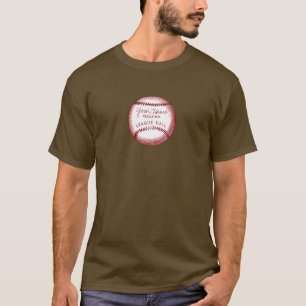Vintage Personalized Baseball T-Shirt