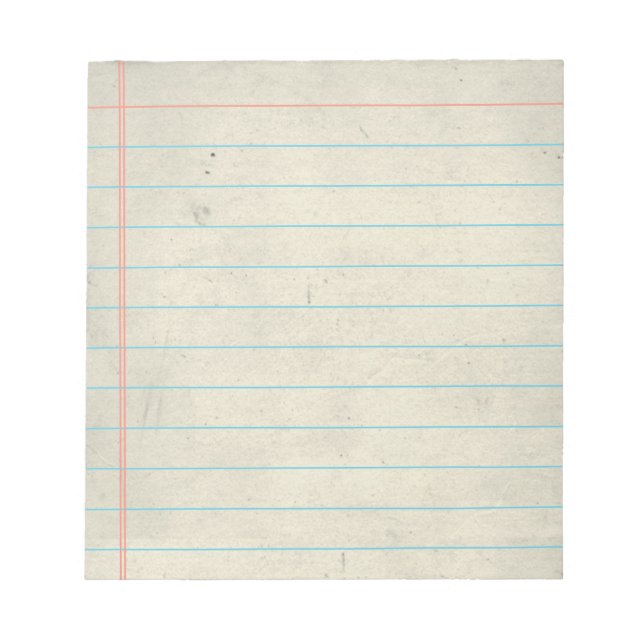 Vintage Personalized Memo Pad with Business Lines (Front)
