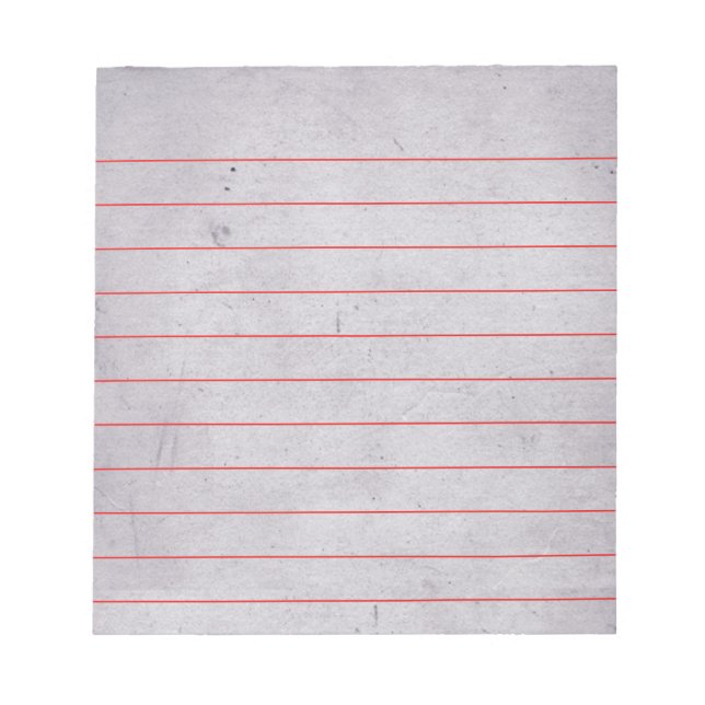 Vintage Personalized Memo Pad with Business Lines (Front)