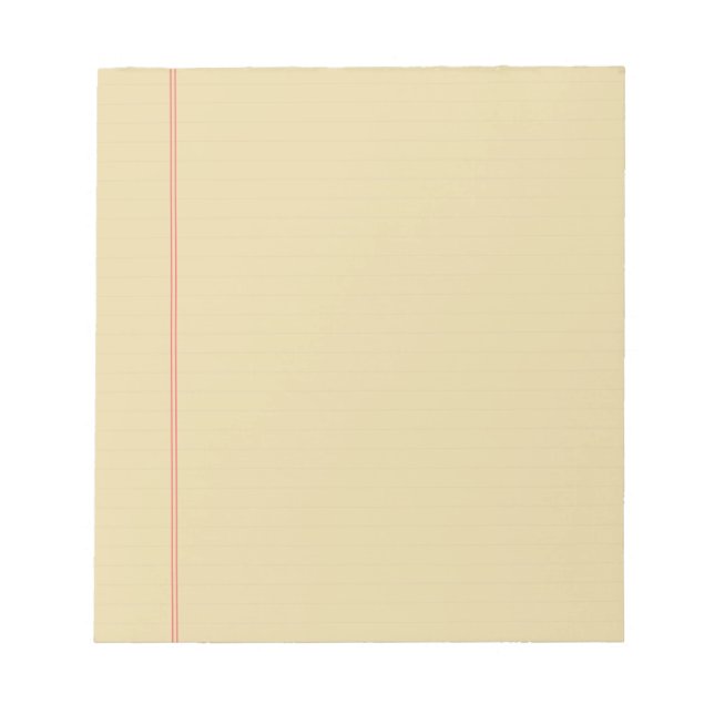 Vintage Personalized Memo Pad with Business Lines (Front)