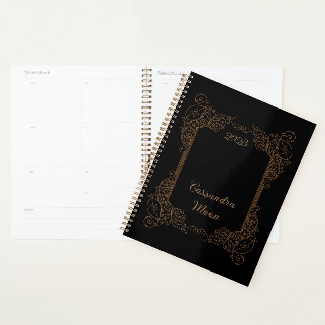 Vintage Personalized Romantic Steampunk Fairytale Planner (Display)