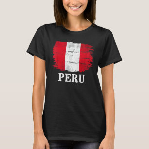 Vintage Peru Flag For Peruvian T-Shirt