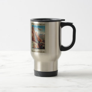 Vintage Peru of the Incas via Pan American Travel Mug