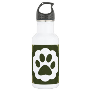 vintage pet paw 532 ml water bottle