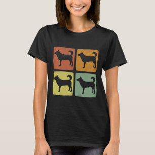 Vintage Pet Siberian Husky Dog Retro Animal T-Shirt