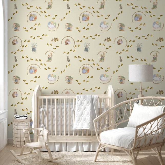 Vintage Peter Rabbit Nursery Wallpaper (Kids)