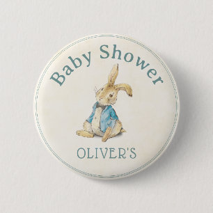 Vintage Peter The Rabbit Boy Cute Baby Shower 2 Inch Round Button