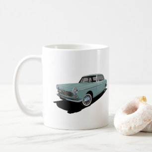 Vintage Peugeot 404 Coupé 2 images - 20 colours Coffee Mug