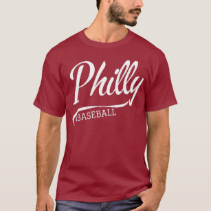 Vintage Philadelphia Baseball Skyline Retro Philly T-Shirt