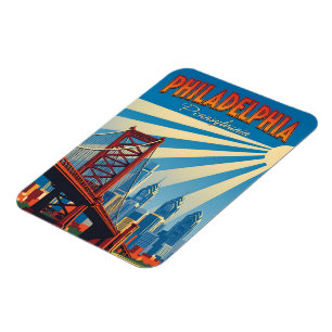 Vintage Philadelphia Pennsylvania Magnet