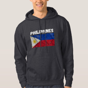 Vintage Philippines Filipino Flag Pride Hoodie