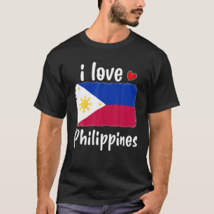 Vintage Philippines Flag Pride For Men Women Kids T-Shirt