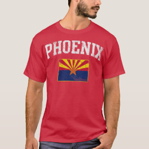 Vintage Phoenix Arizona Flag Arizonian Home Love T-Shirt