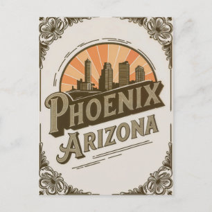 Vintage Phoenix Arizona  Postcard