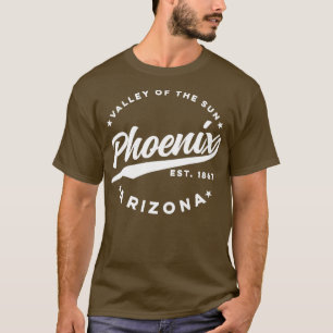 Vintage Phoenix Arizona Valley of the Sun City Whi T-Shirt