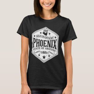 Vintage Phoenix State Of Arizona Silicon Desert 18 T-Shirt