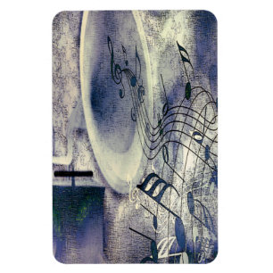 Vintage Phonograph and Music Magnet