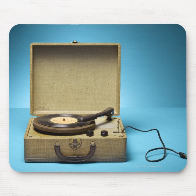 Vintage Phonograph Mouse Pad (Front)