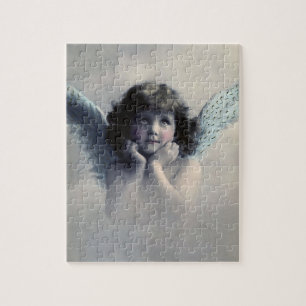 Vintage Photo Angel Jigsaw Puzzle