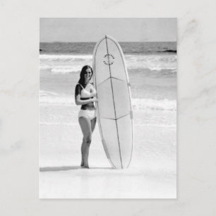 Vintage Photo Bikini Girl  Fort Walton Beach Fl. Postcard
