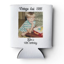 Vintage Photo Birthday Personalized