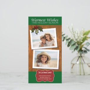 Vintage Photo Border - Old Time Holiday Card