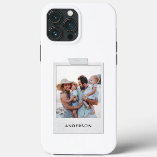 Vintage photo collage typography modern iPhone 13 pro max case