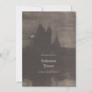 Vintage Photo Custom Halloween Party Invitation