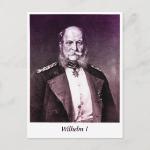 Vintage photo King Wilhelm I of Germany Postcard