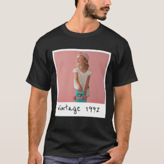 Vintage Photo Nostalgic Birthday Custom Year T-Shirt