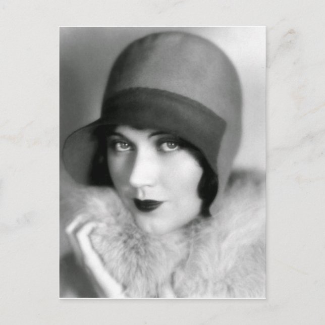 Vintage Photo of Flapper Fay Way Postcard (Front)