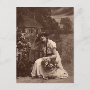 vintage photo postcard