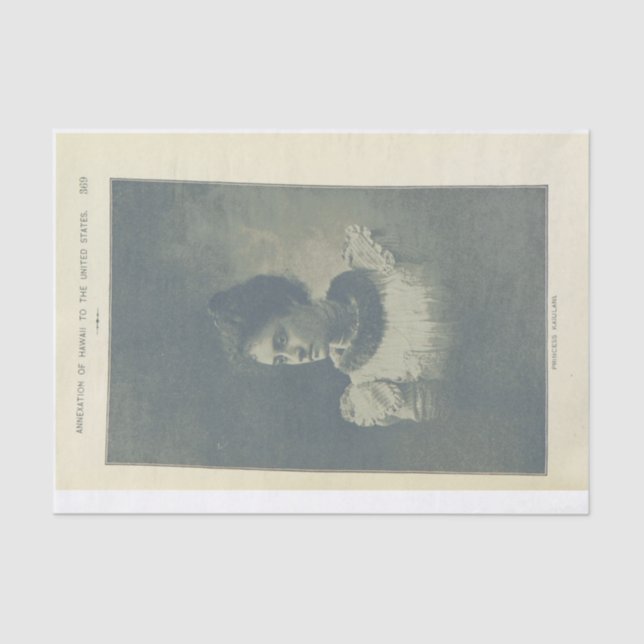 Vintage photo Princess decoupage Tissue Paper (Front)