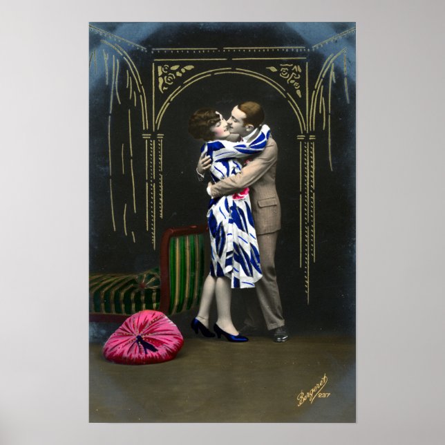 Vintage Photo Valentine Poster (Front)