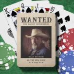 Vintage Photo Wanted Poster Funny Father's Day Playing Cards<br><div class="desc">Retro,  vintage 1800s wanted poster funny Father's day deck of playing cards with photo.  Personalize it with your own text and a photograph of your dad.</div>
